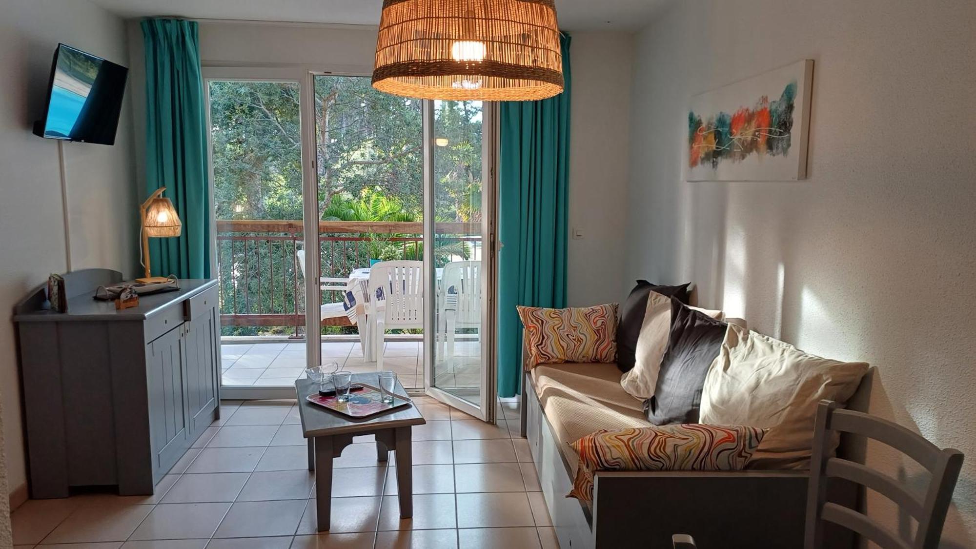 T2 Turquoise Ondres Plage Avec Piscine Et Tennis Exterior foto