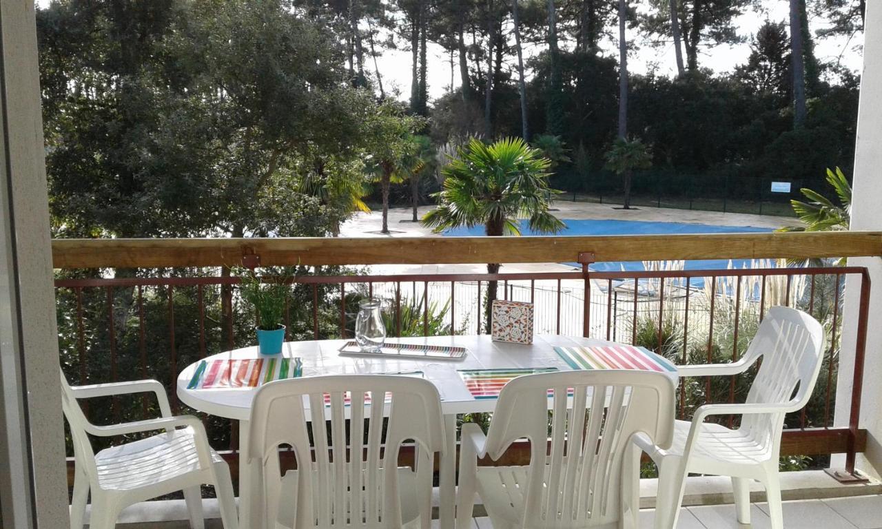 T2 Turquoise Ondres Plage Avec Piscine Et Tennis Exterior foto